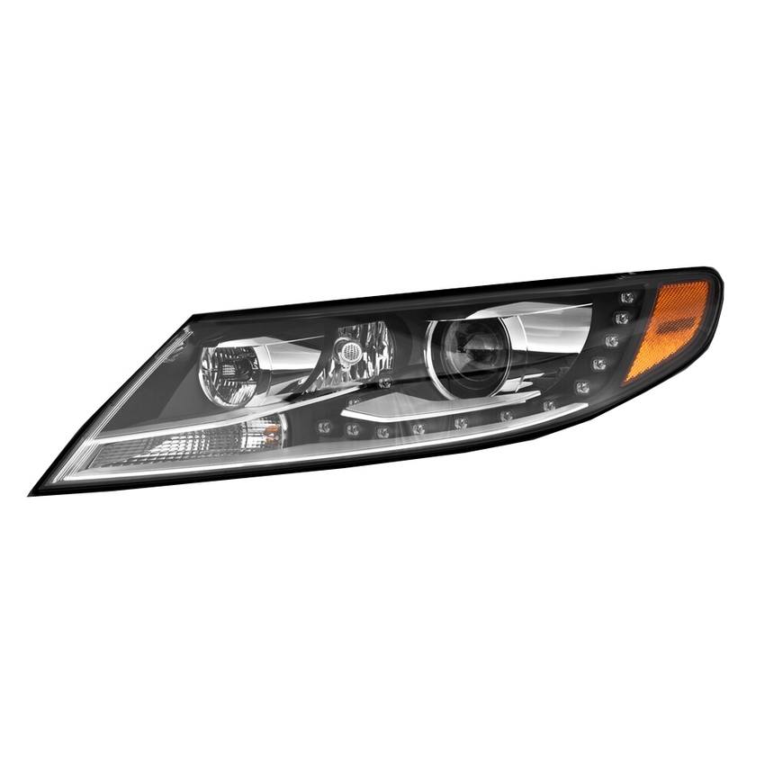 VW Headlight Assembly - Driver Side (Xenon) (Adaptive) 3C8941753S